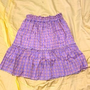 Cute summer skirt with inner shorts